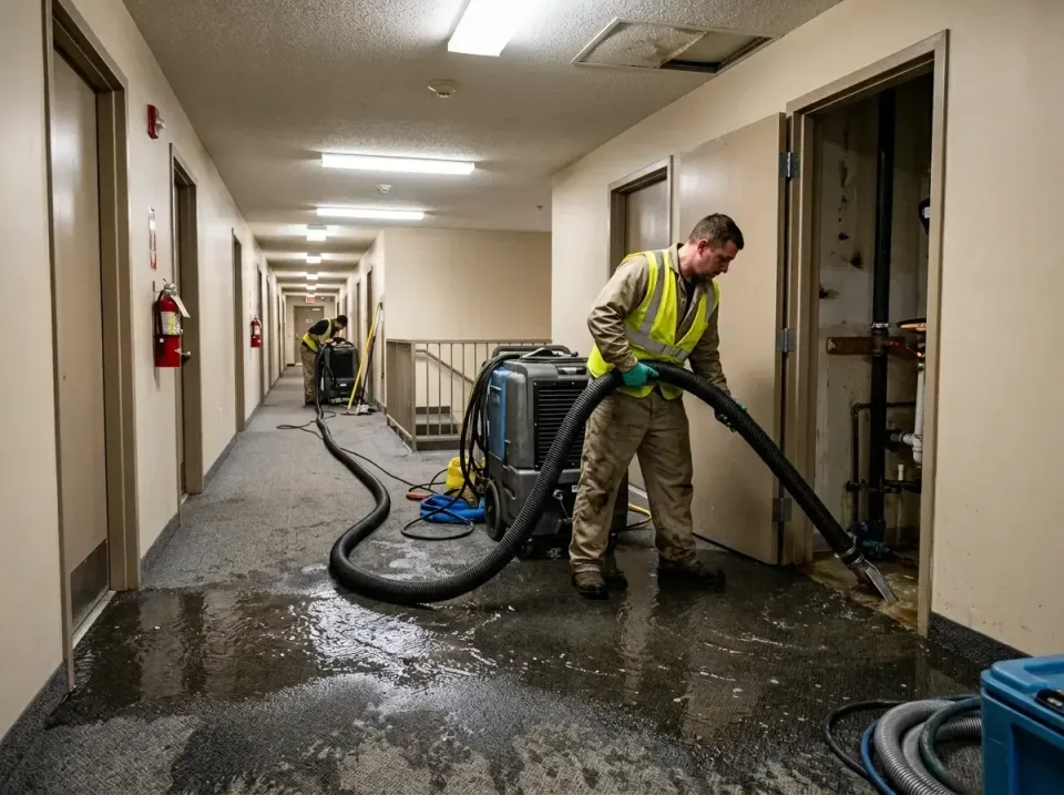 multi-unit-apartment-hallway-f-005 — frequently asked questions, Emergency Burst Pipe Water Extraction & Removal in Fort Sco…